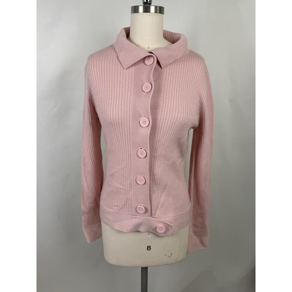 Kenneth Cole Long Sleeve Large Vintage 70's Feminine Girly Professional Top‎